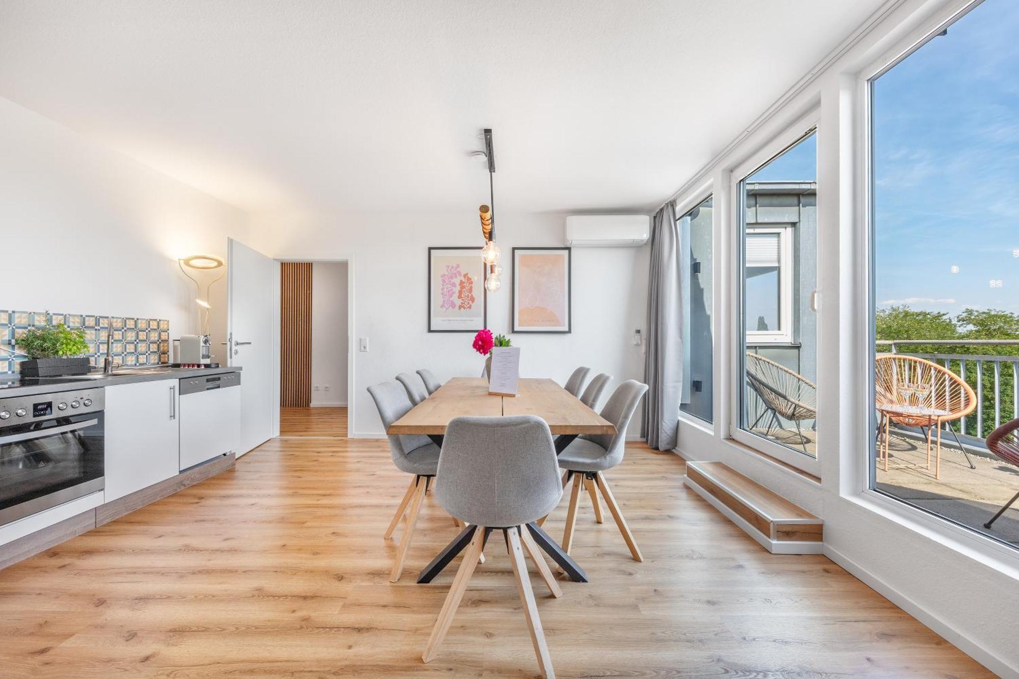 Mango Living I Stadtoase I Modern I 3 Schlafzimmer I 95 Qm I 9 Personen Apartman Mönchengladbach Szoba fotó